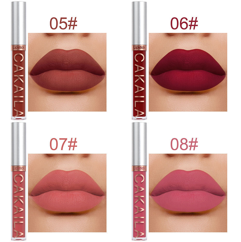 Pack Of 10 Matte Nonstick Cup Waterproof Lip Gloss Pack Of 10 Matte Nonstick Cup Waterproof Lip Gloss
